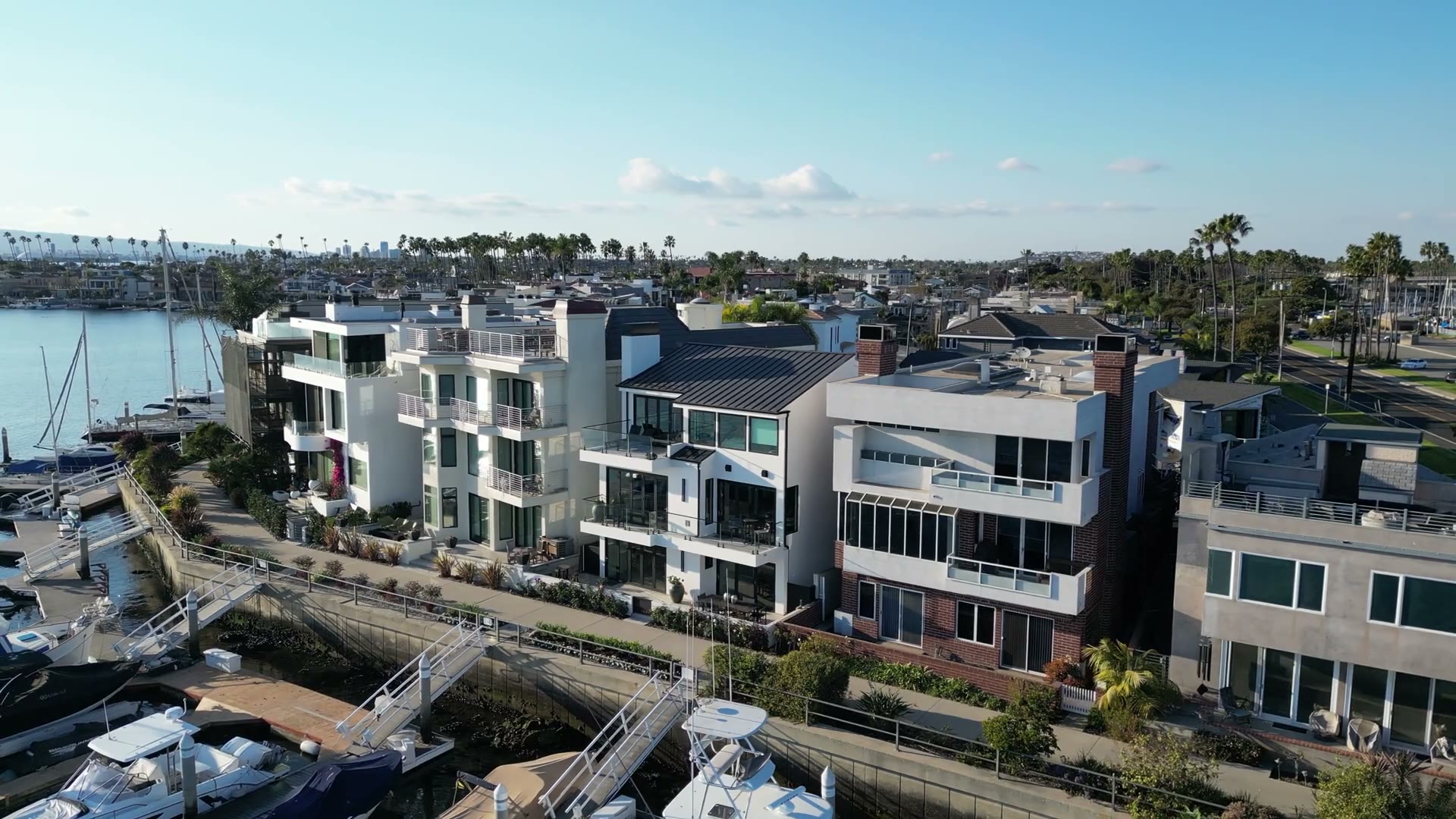 Coastal homes in San Diego County